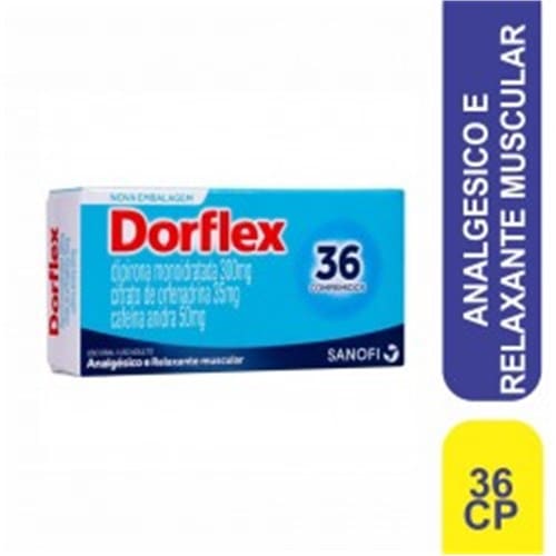 imagem de Dorflex 35mg + 300mg + 50mg, Caixa com 36 Comprimidos