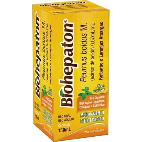 imagem de Biohepaton 0,07 Ml/Ml, Pharmascience Frasco com 150ml de Solução de Uso Oral