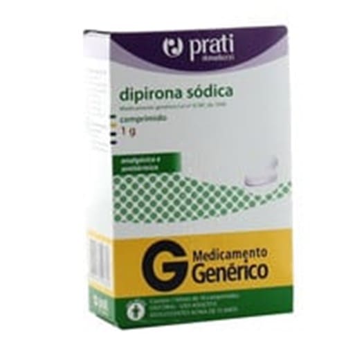 imagem de DIPIRONA SODICA 1GR 20CPR
