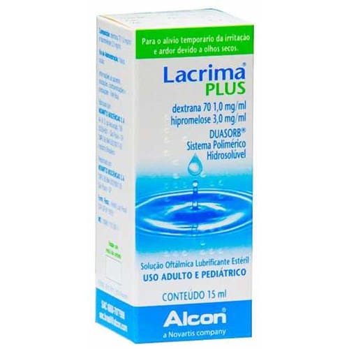 imagem de Lacrima Plus Solução de Uso Oftálmico Alcon com 15ml