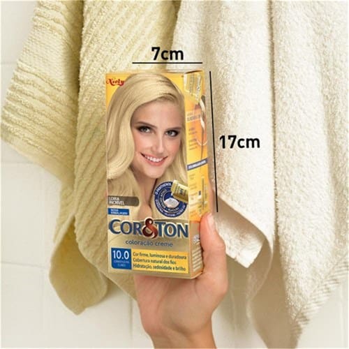 imagem de Tintura para Cabelo Louro Ultra Claro 10.0 Cor & Ton 125g