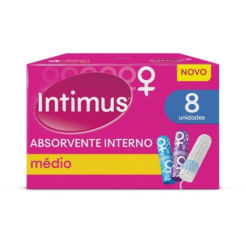 imagem de Absorvente Interno Intimus Médio 8 Unidades