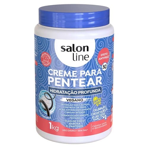 imagem de Creme para Pentear Salon Line Redutor de Volume Hidratação Profunda Embalagem 1kg