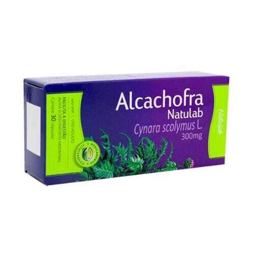 imagem de Alcachofra 300mg Natulab com 30 Cápsulas