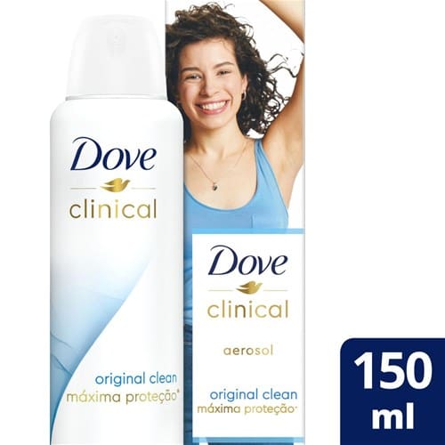 Desodorante Antitranspirante Aerosol Clinical Original Clean Dove Ml