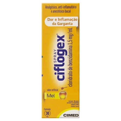 imagem de Ciflogex Colutório Spray de Mel Cimed 30ml