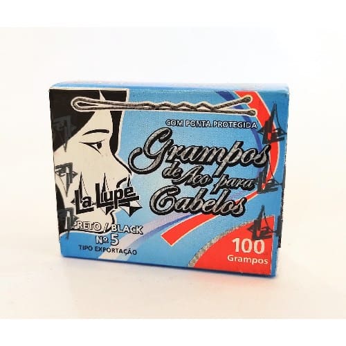 imagem de Grampos Lalupe C/100 N.5 Preto