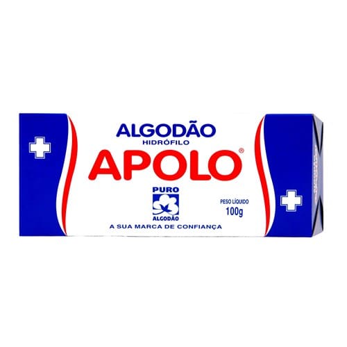 imagem de Algodão Apolo Caixa 100g