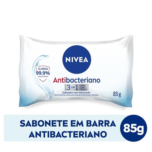 imagem de Sabonete Antibacteriano 3 em 1 Nivea 85g