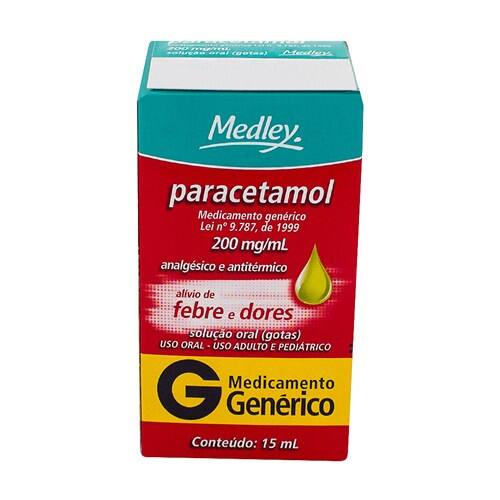 imagem de Paracetamol Gotas Medley com 15ml