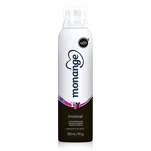 imagem de Desodorante Invisible Aerosol Monange 150ml