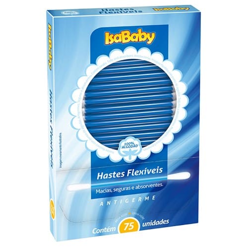 imagem de Haste Flexível Isababy 75un