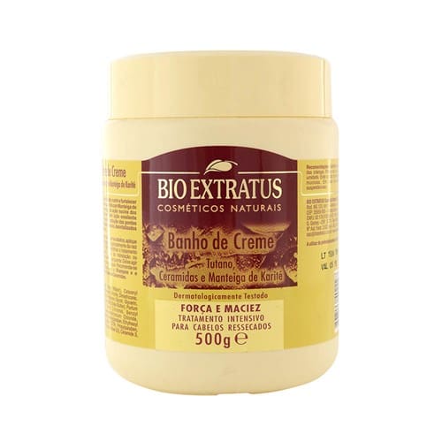 imagem de Banho de Creme Bio Extratus Tutano, Ceramidas e Manteiga de Karité Embalagem 500g