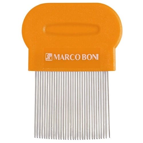 imagem de Pente Fino de Aço Inox Marco Boni Extrator de Piolho Embalagem 1 Un