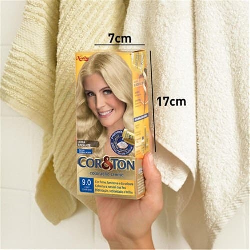 imagem de Tintura para Cabelo Louro Claríssimo 9.0 Cor & Ton 125g