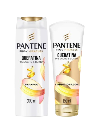 imagem de SH PANTENE 350ML+COND 175ML QUERATINA