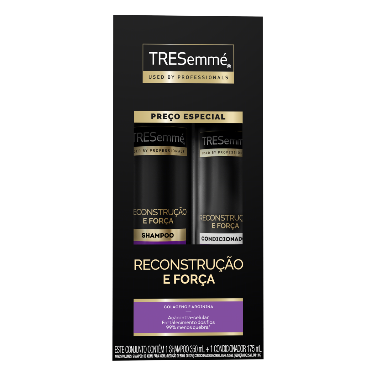 imagem de KIT TRESEMME SH 350ML+COND 175ML RECONST E FORCA