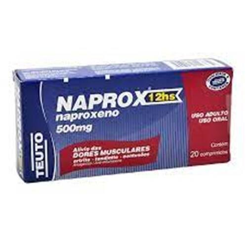 imagem de Naprox 500mg 20 Comprimidos