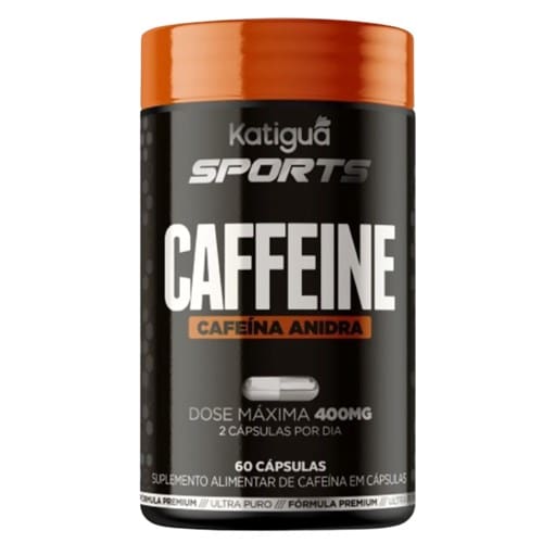 imagem de Suplemento Alimentar de Cafeína Caffeine 400mg Katiguá com 60 Cápsulas