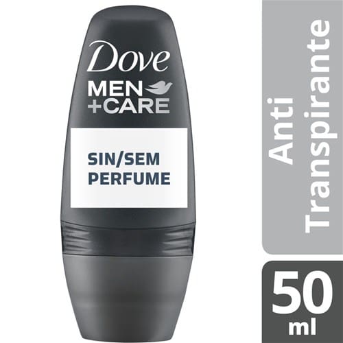 imagem de Desodorante Antitranspirante Roll On sem Perfume Dove Men+Care 50ml