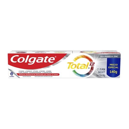 imagem de Creme Dental Colgate Total 12 140g Clean Mint