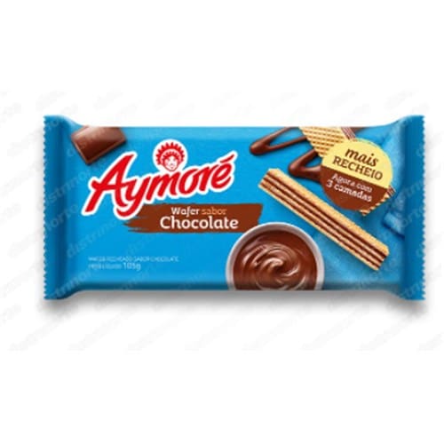 imagem de Biscoito de Chocolate Wafer Aymoré 105g