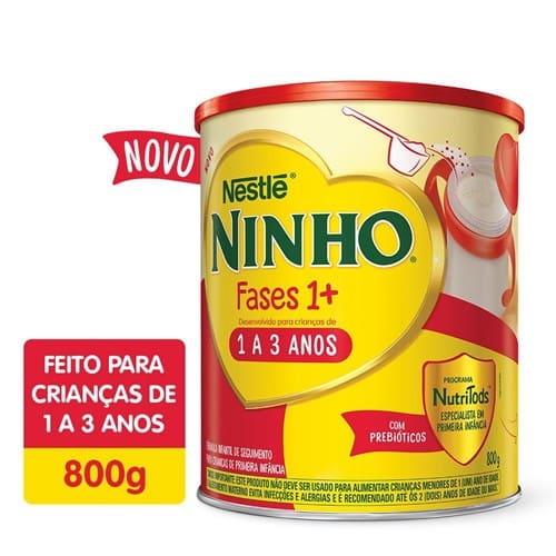 imagem de Fórmula Infantil Ninho Fases 1+ 800g