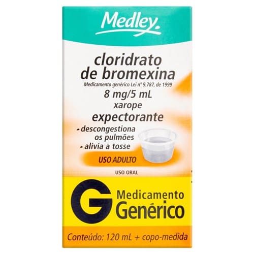 imagem de BROMEXINA 8MG XPE ADULTO 120ML