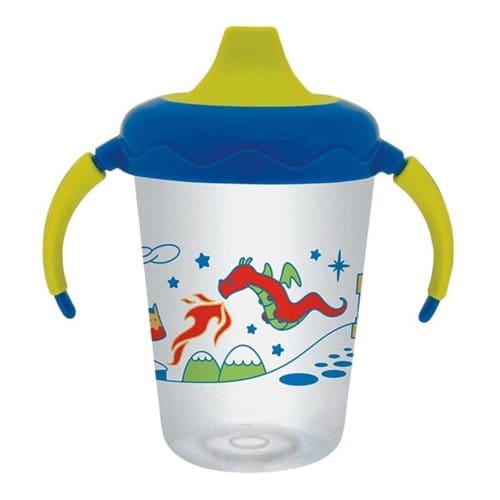 imagem de Caneca Lillo Magia Antivazamento Azul Unidade 207ml