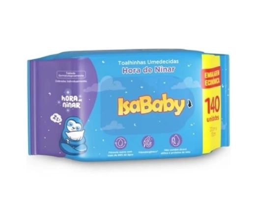 imagem de ISABABY TOALHA UMEDECIDA (FLIP TOP) HORA DE NINAR