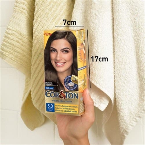 imagem de Tintura para Cabelo 5.0 Castanho Claro Cor e Ton