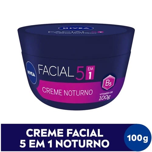 imagem de Creme Facial Nivea Noturno 100g