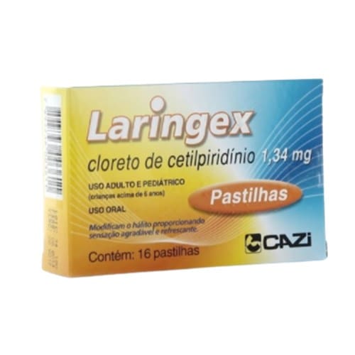 imagem de Laringex Cazi com 16 Pastilhas