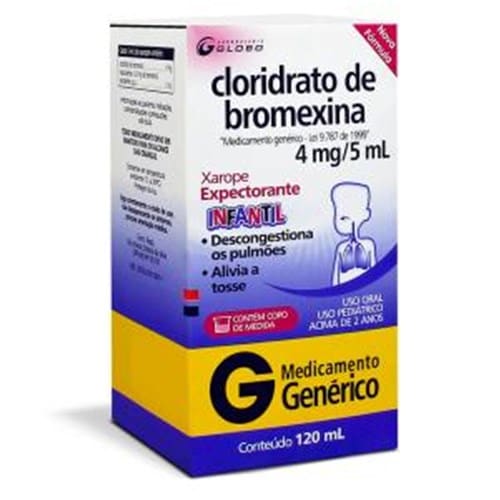 imagem de BROMEXINA 0,8MG/ML XPE INF 120ML