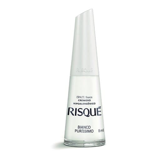 imagem de Esmalte Risqué Crem 8ml Bianco Purissim