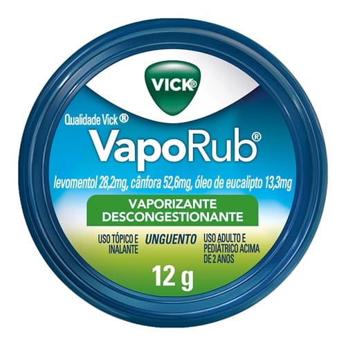 imagem de Vick Vaporub 28,2 + 52,6 + 13,3mg/G Unguento 12g