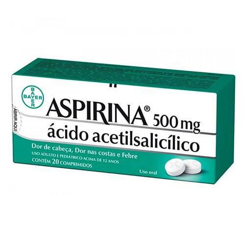 imagem de ASPIRINA 500MG 20CPR