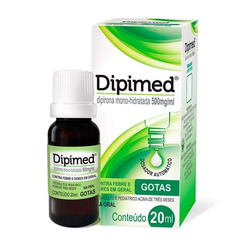 imagem de Dipimed 500mg Solução de Uso Oral Medquímica Caixa com Frasco Gotejador 20ml