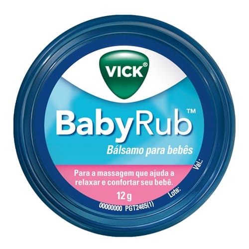 imagem de Creme Vick Babyrub Bálsamo para Bebês 12g