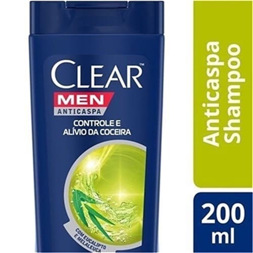 imagem de Shampoo Anticaspa Men Controle e Alívio da Coceira Clear 200ml