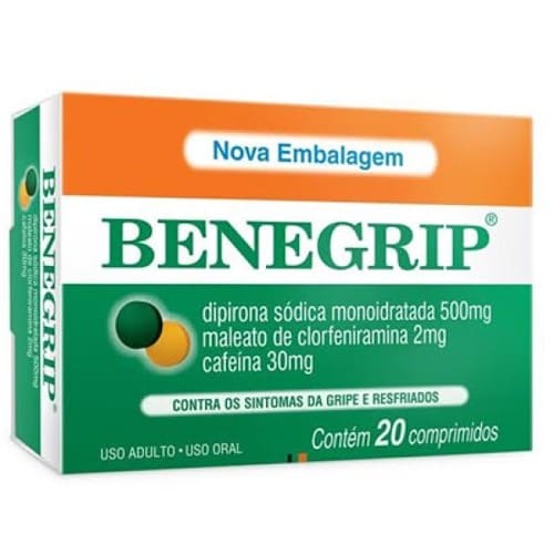 imagem de Benegrip Cosmed Caixa com 20 Comprimidos