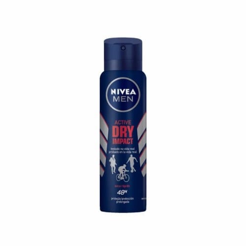 imagem de Desodorante Masculino Antitranspirante Nivea Men Dry Impact Embalagem Aerosol 150ml