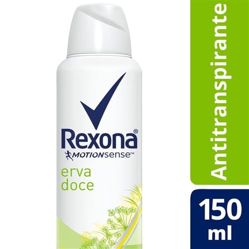 imagem de Desodorante Antitranspirante Aerosol Feminino Rexona Erva Doce 150ml