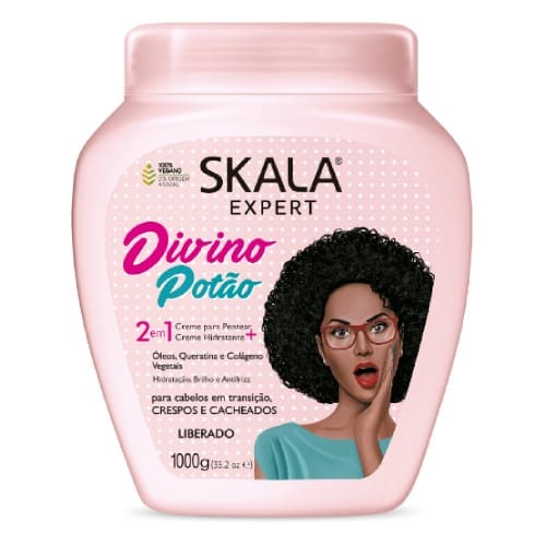 imagem de Creme de Hidratação Skala Expert Condicionador 2 em 1 Divino Potão 100% Vegano & 0% Origem Animal 1kg