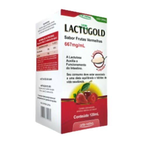 imagem de Lactugold Sabor Frutas Vermelhas Arte Nativa Frasco com 120ml