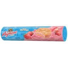 imagem de AYMORE BISC RECHEADO MORANGO 01X120G