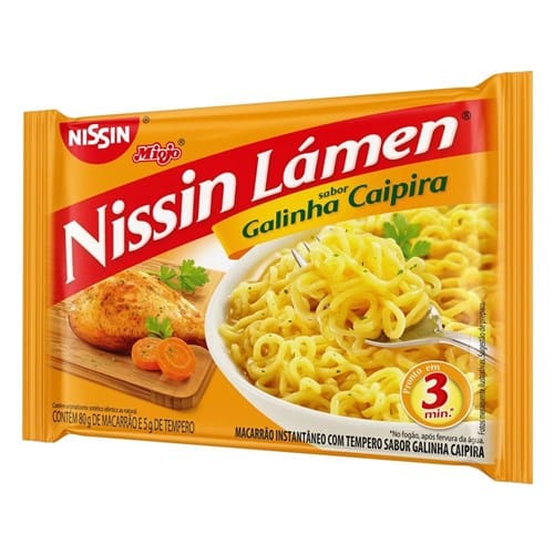 imagem de Macarrão Instantâneo Nissin Galinha Caipira