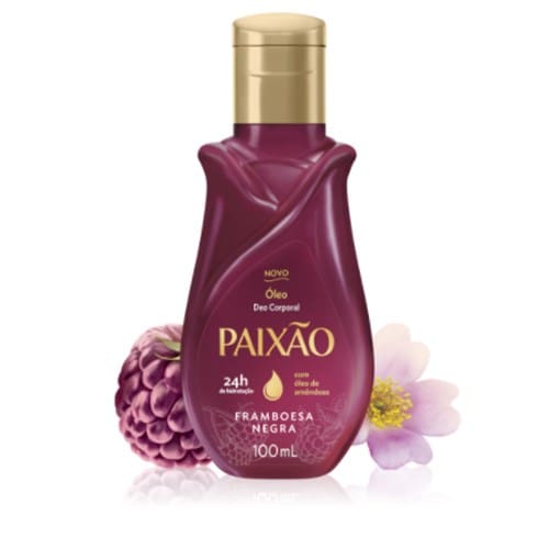 imagem de Óleo Corporal Framboesa Negra Paixão 100ml