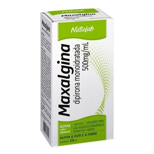 imagem de Maxalgina 500mg/Ml Natulab com 20ml