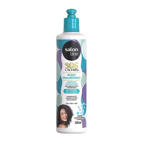 imagem de Ativador de Cachos S.O.S Cachos Ácido Hialurônico Salon Line 300ml